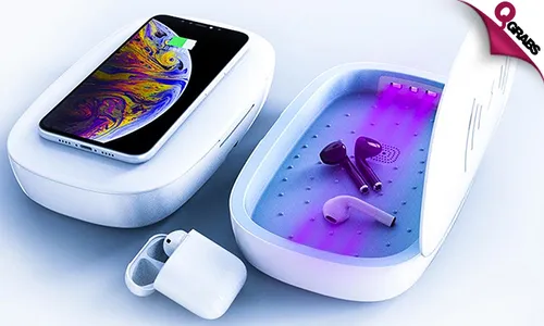 UV Sterilizer Box with Wireless Charger!